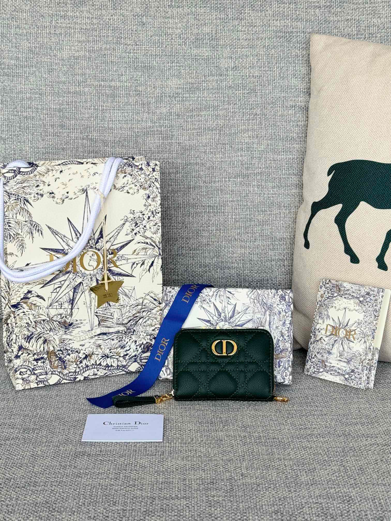 디올 S5034 여자 카드지갑 머니클립