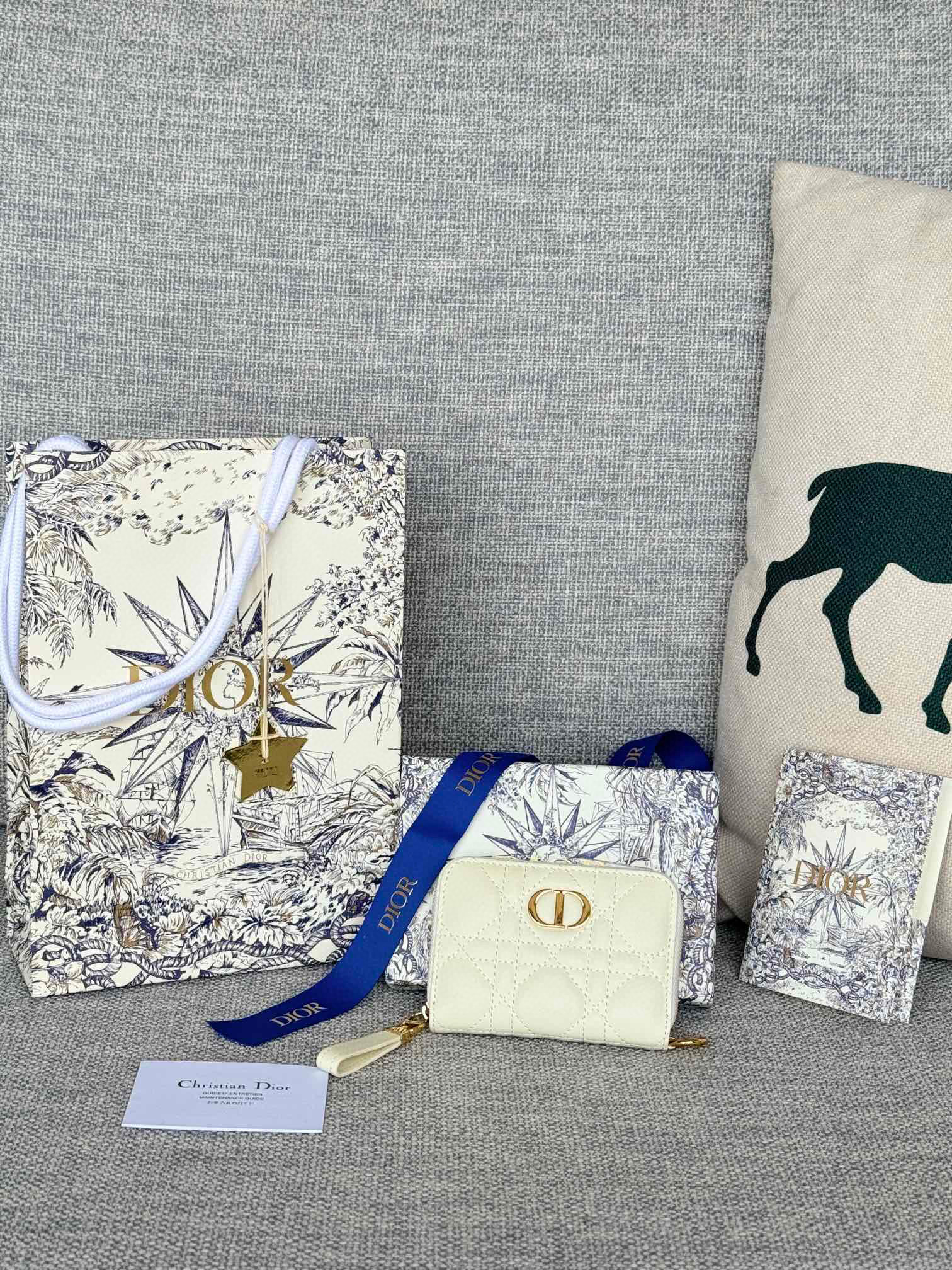 디올 S5034 여자 카드지갑 머니클립