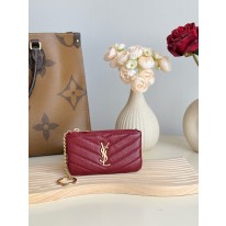 입생로랑 438386 카드지갑 머니클립