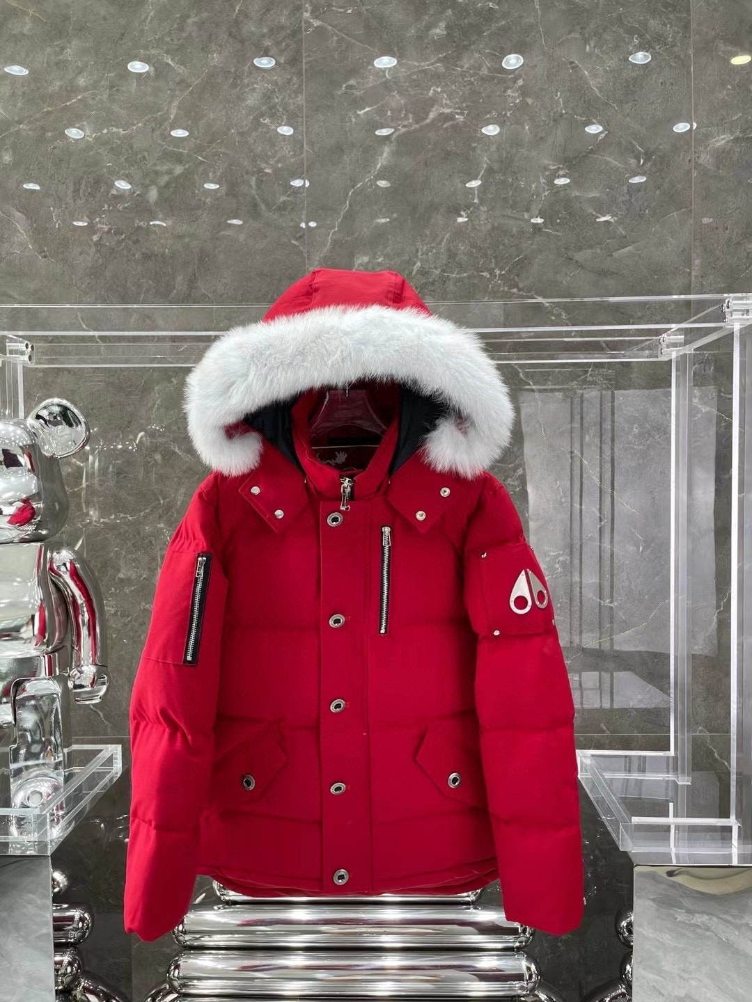 무스너클 남녀공용 패딩