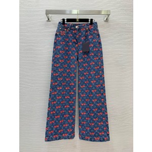 루이비통 여자 청바지