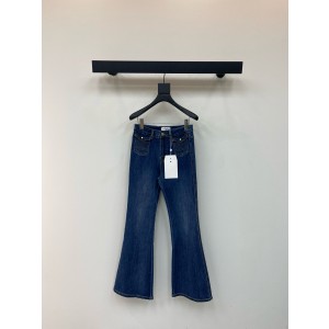 샤넬 여자 청바지