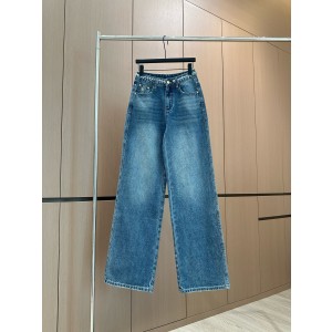 샤넬 여자 청바지