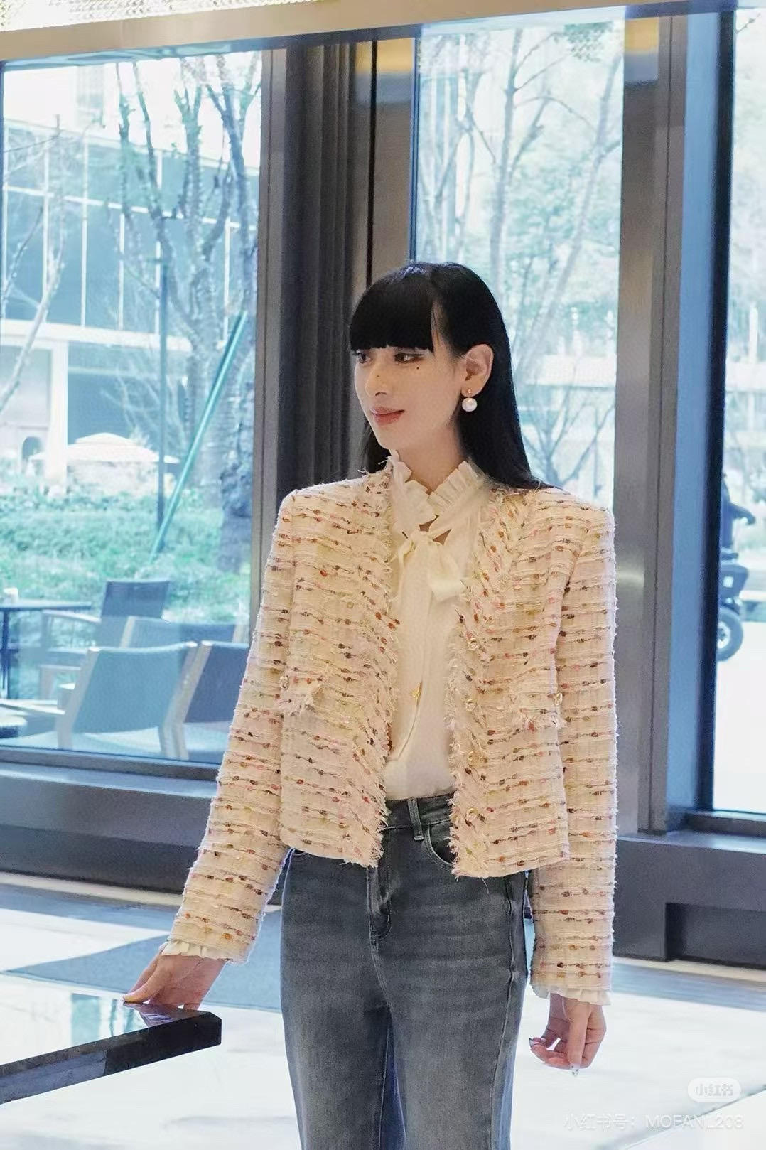 샤넬 여자 자켓