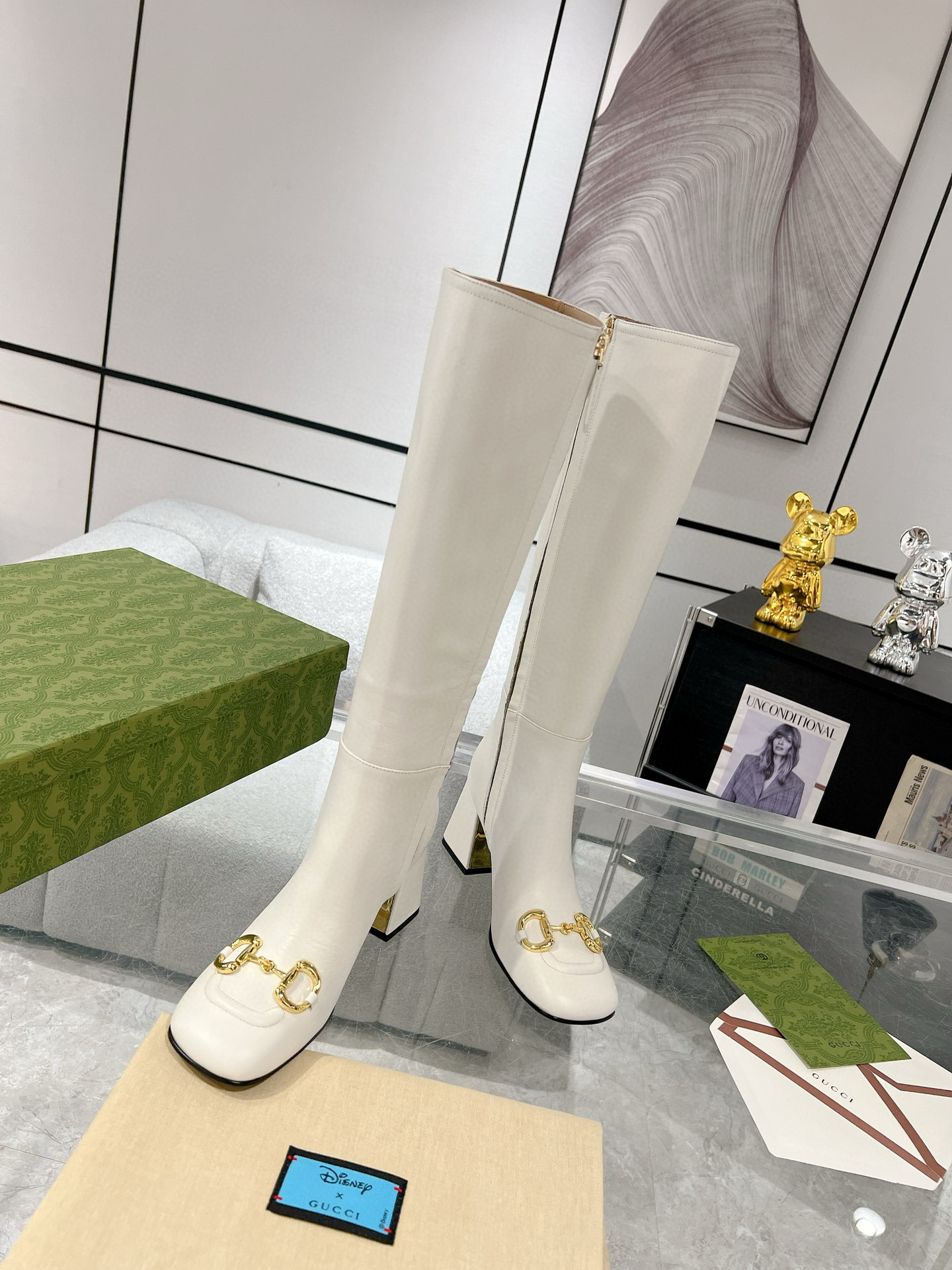 구찌 7.5CM 여자 부츠