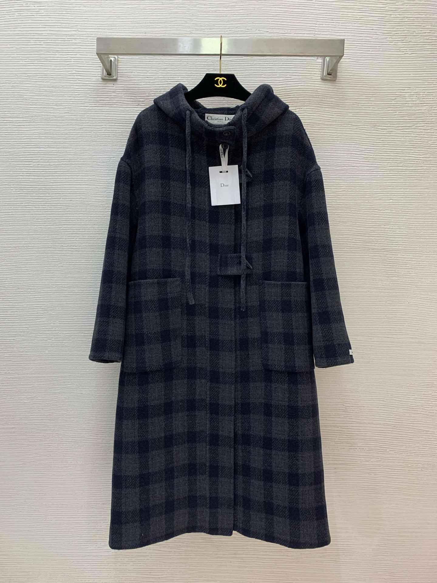 디올 여자 양모 코트
