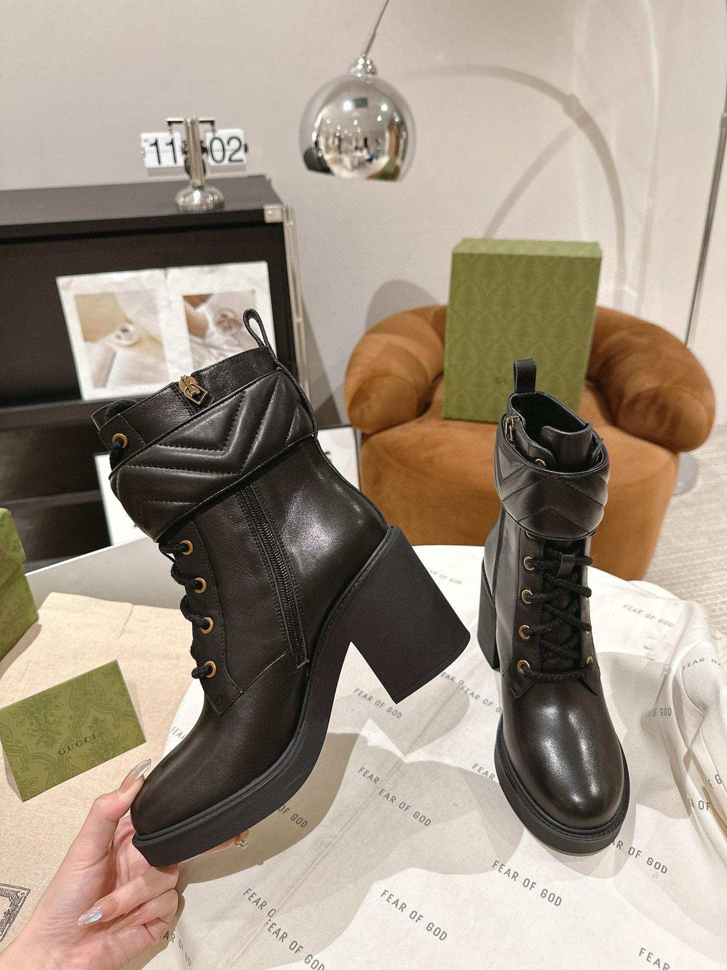 구찌 여자 부츠