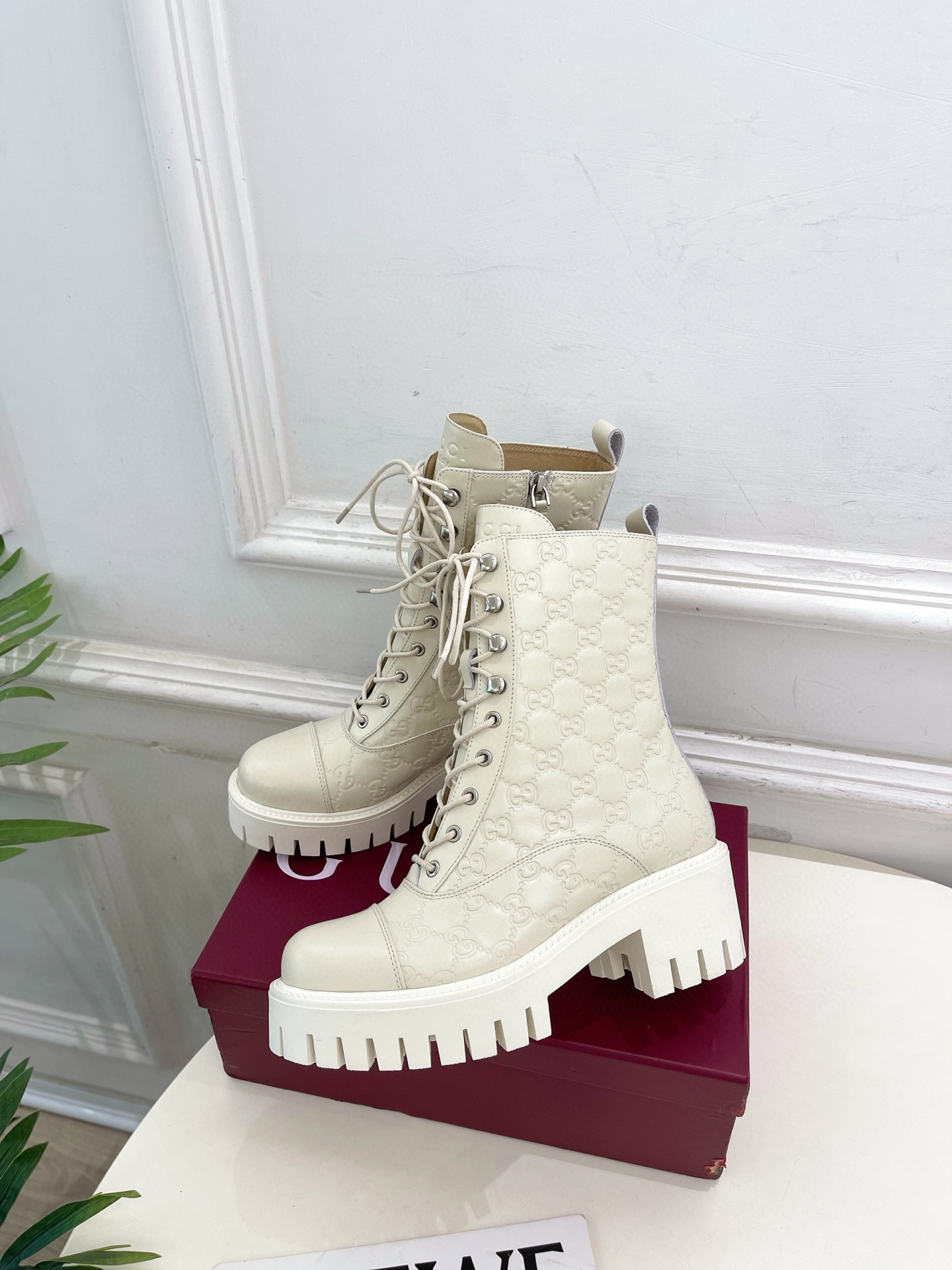 구찌 6CM 여자 부츠