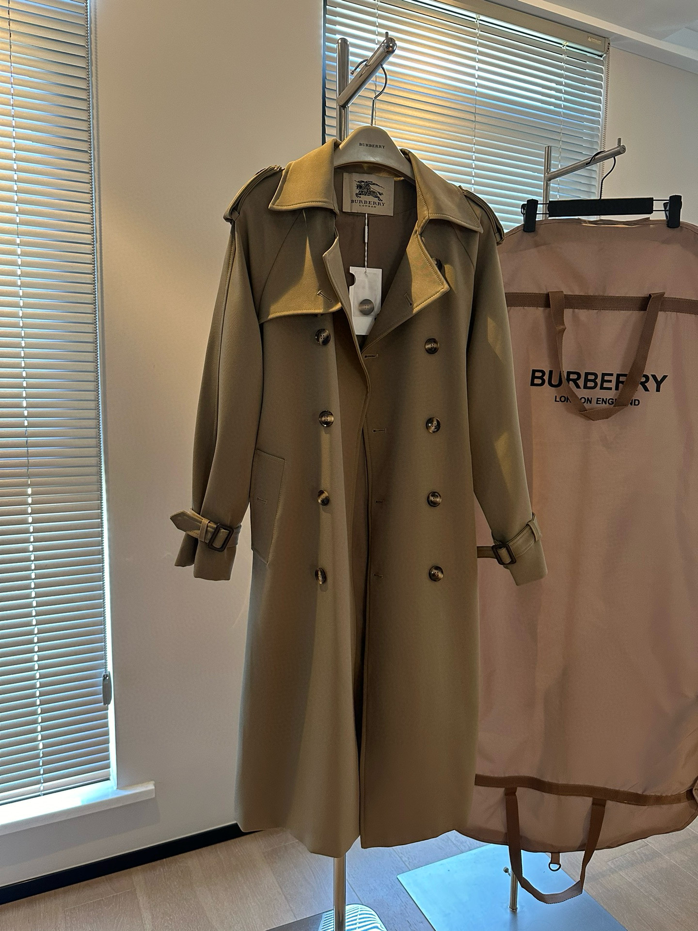 버버리 여자 코트