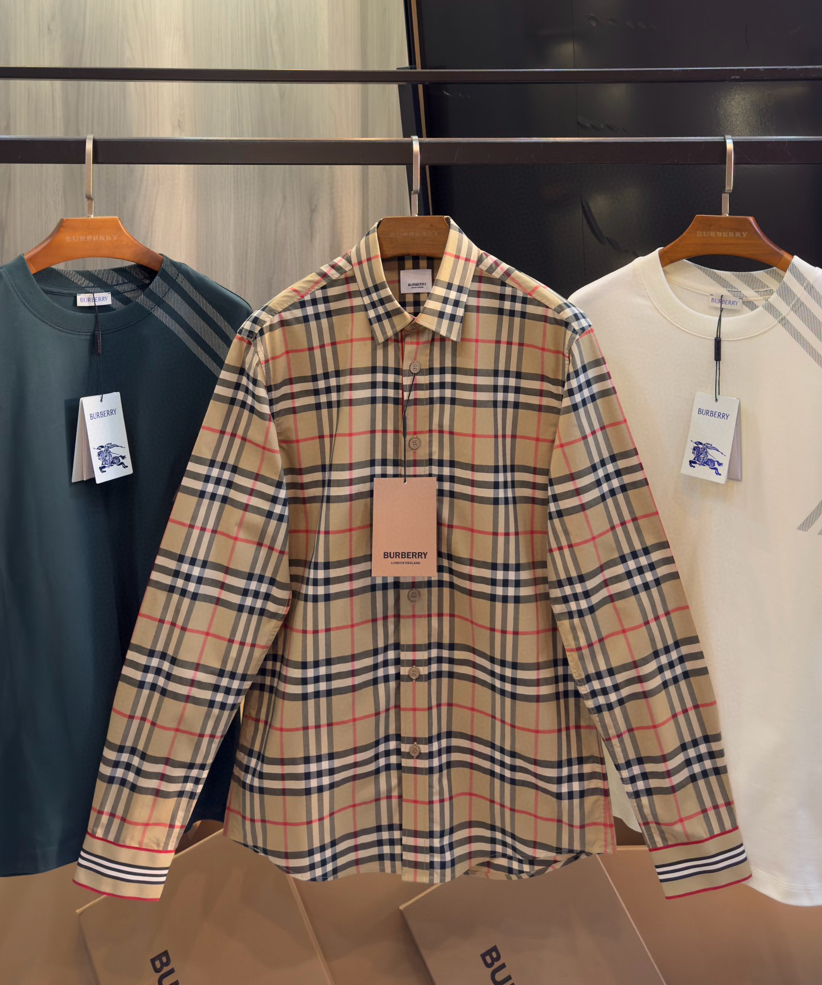 버버리 여자 셔츠