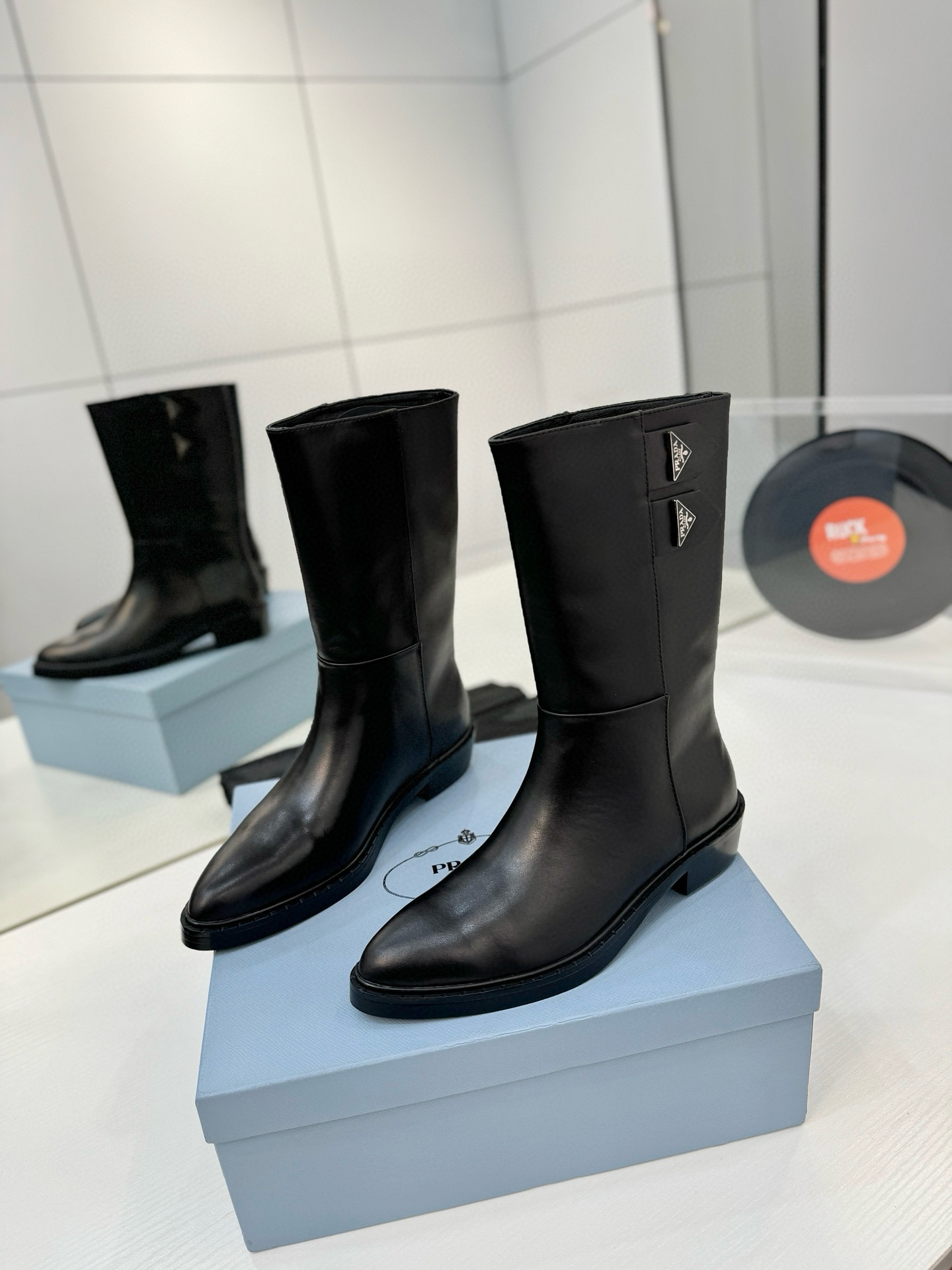 프라다 3.5CM 여자 부츠