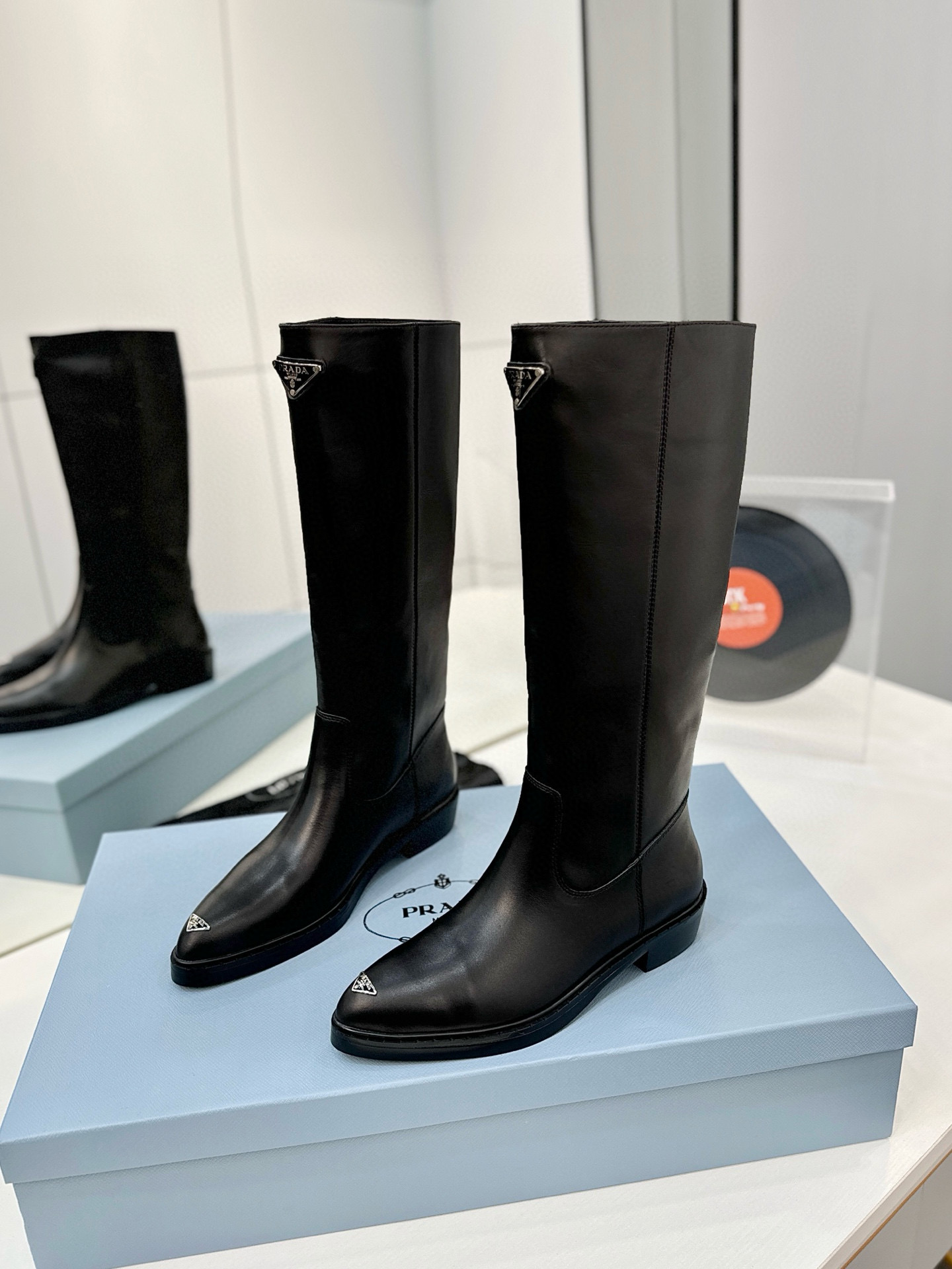 프라다 3.5CM 여자 부츠