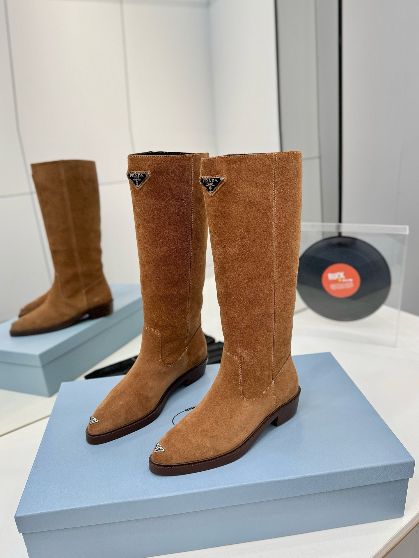 프라다 3.5CM 여자 부츠