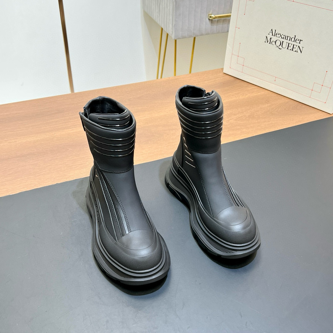 알렉산더 맥퀸 4.5CM 남여공용 부츠