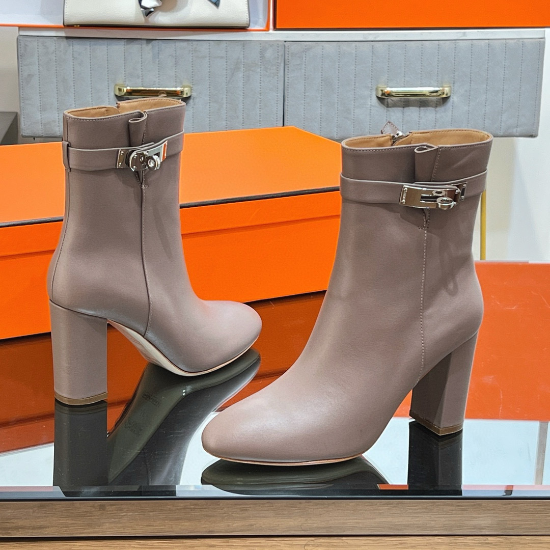 에르메스 9CM 여자 부츠