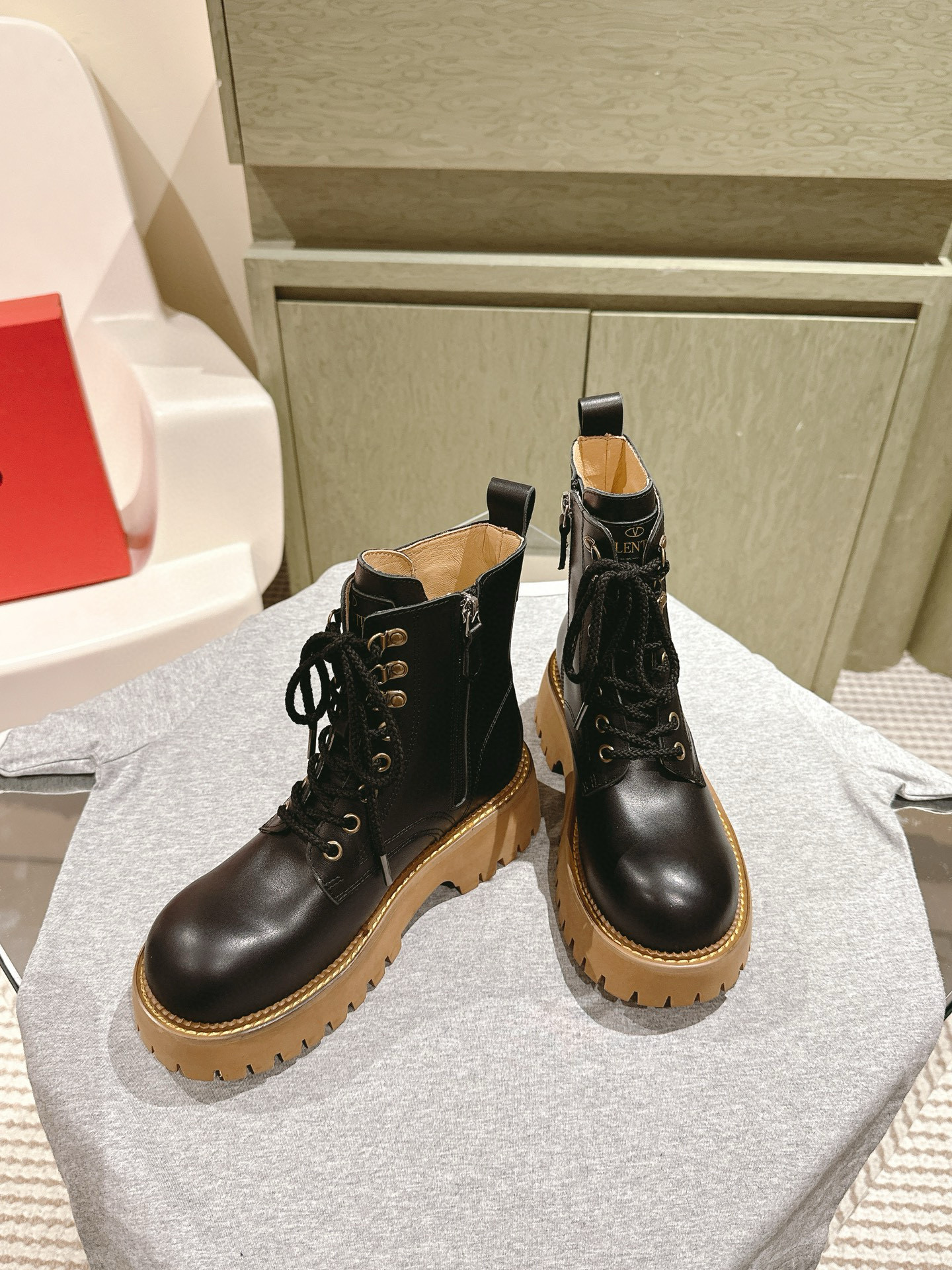 발렌티노 4.5CM 여자 부츠