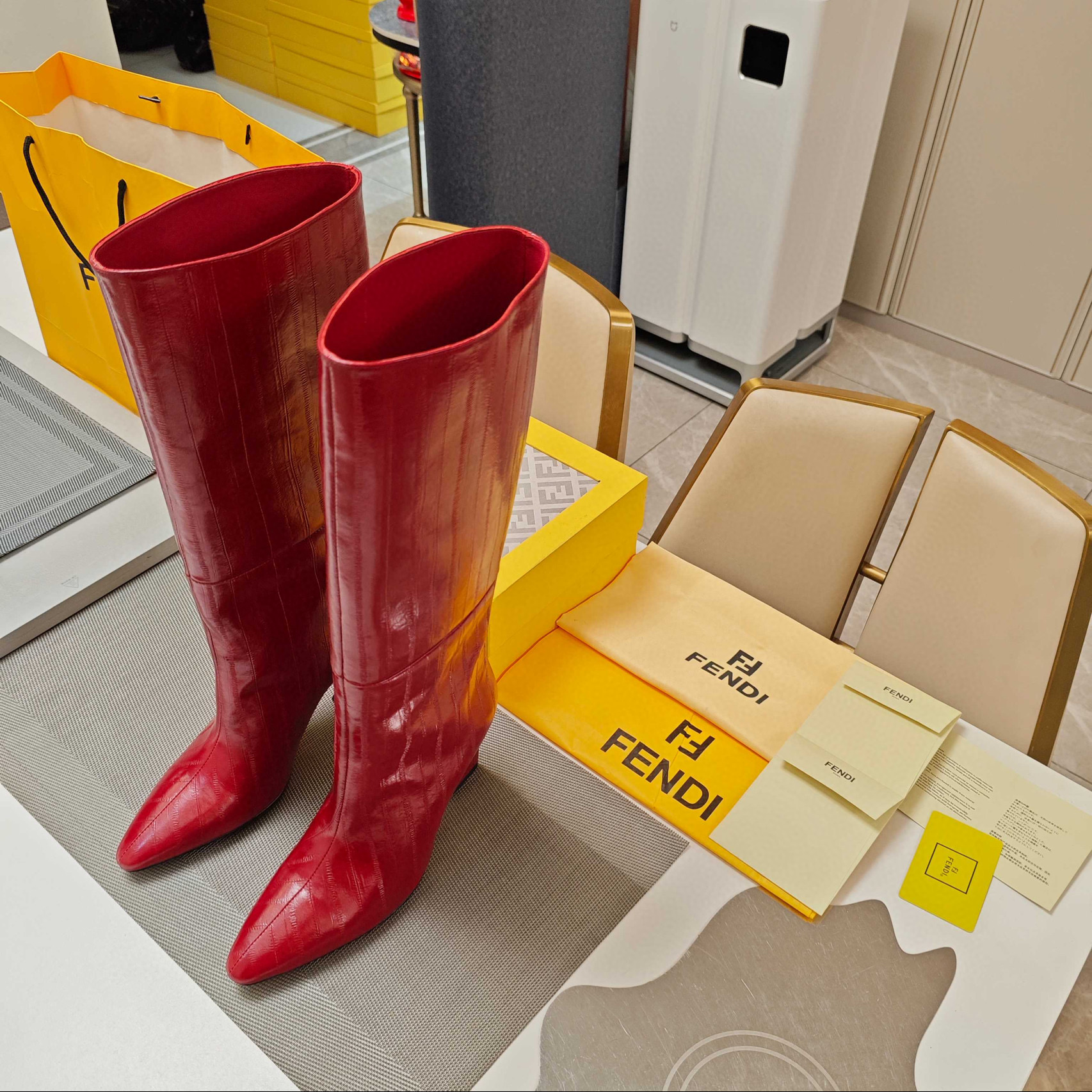 펜디 8.5CM 여자 부츠