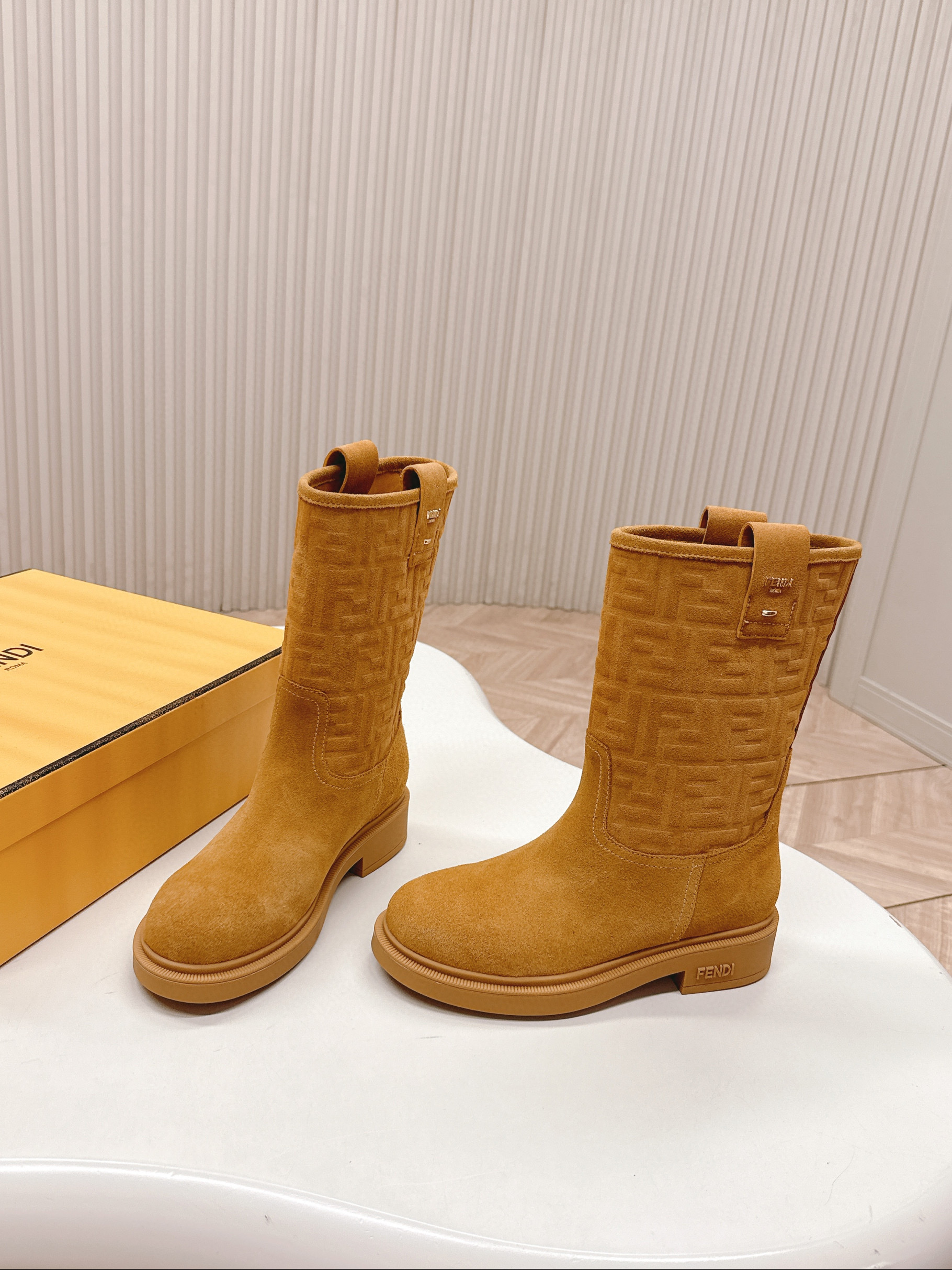 펜디 3.5CM 여자 부츠