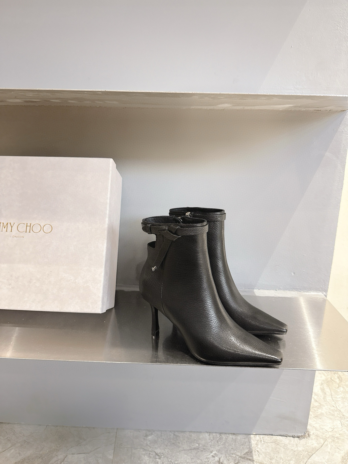 지미추 8.5CM 여자 부츠