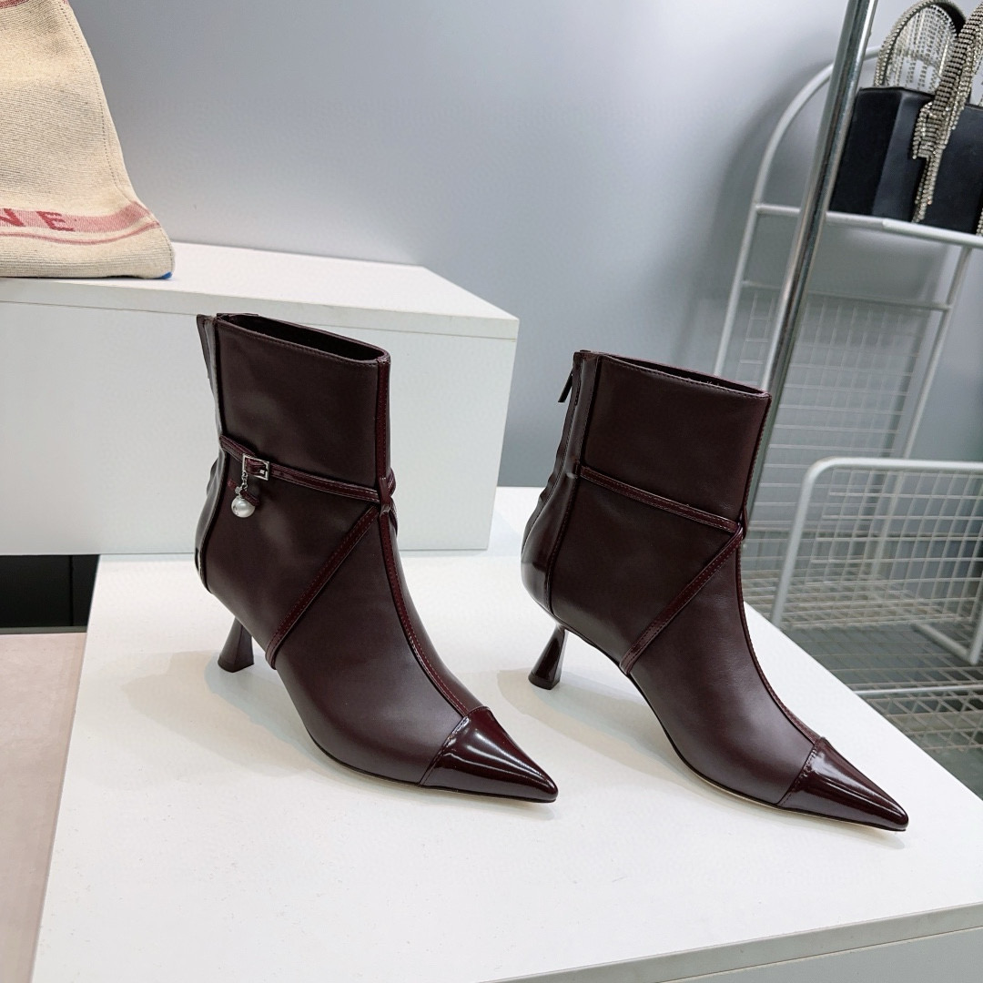 지미추 8.5CM 여자 부츠