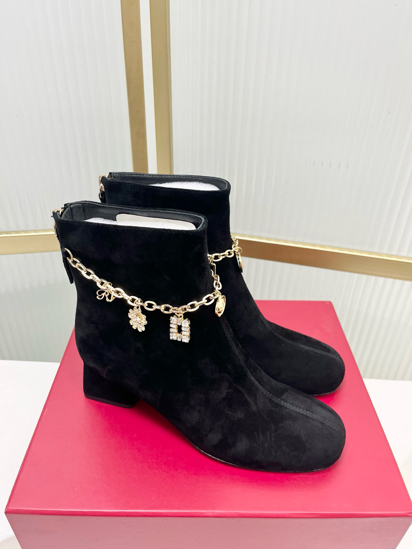 로저비비에 4.5CM 여자 부츠