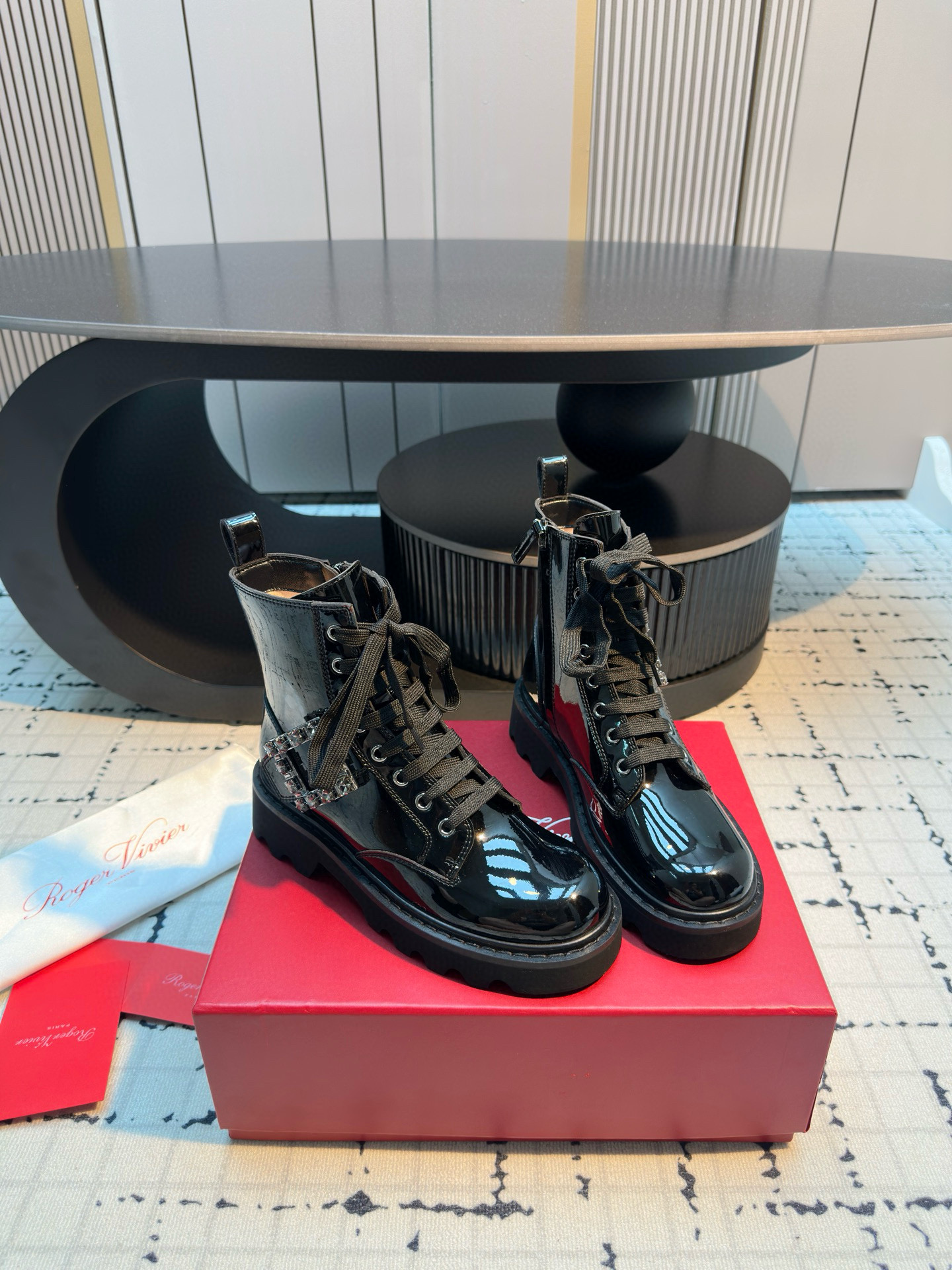 로저비비에 4.5CM 여자 부츠