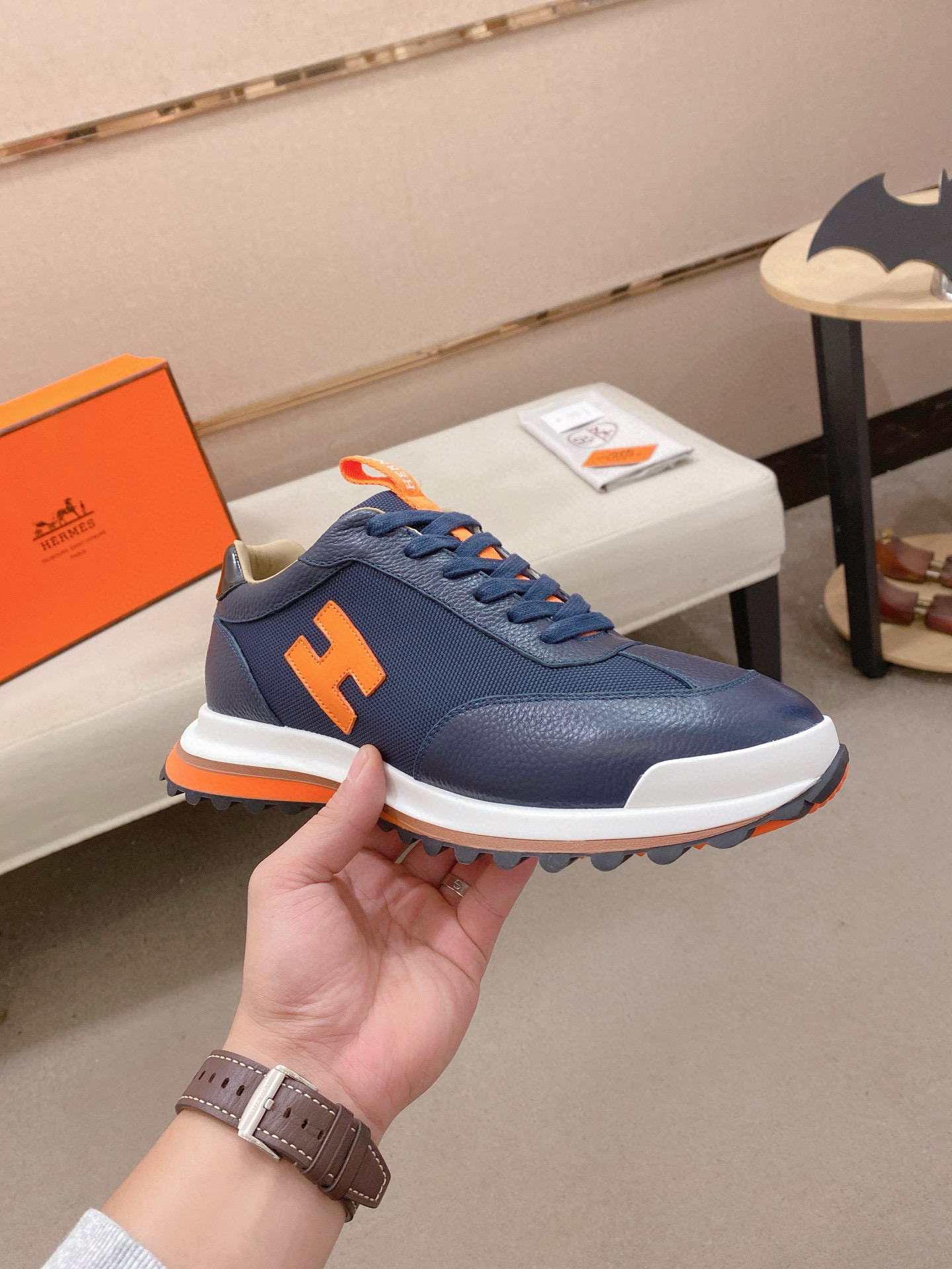 에르메스 4cm남자 신발 운동화 스니커즈