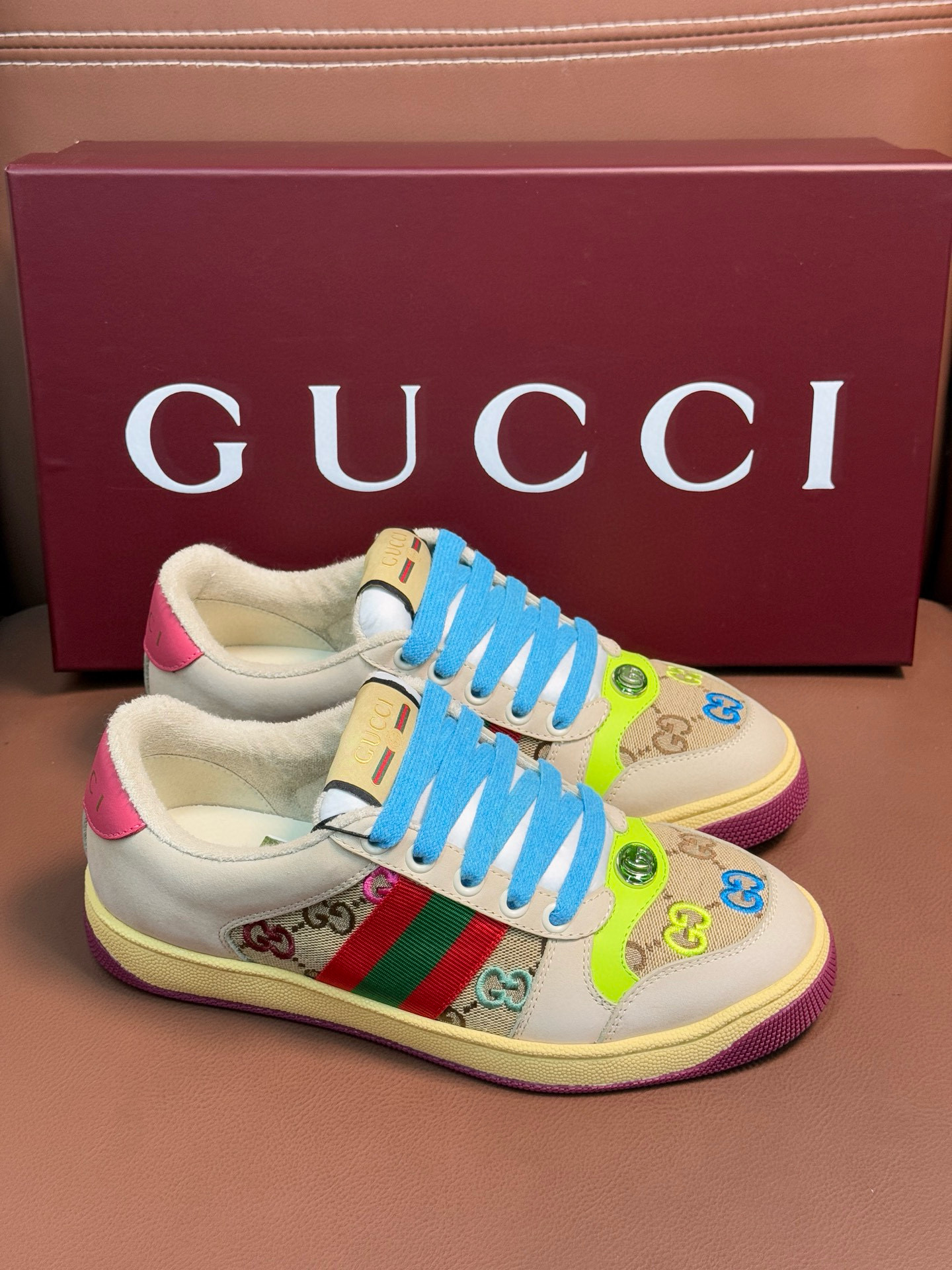 구찌 2.5cm 스크러너 여자 신발 운동화 스니커즈