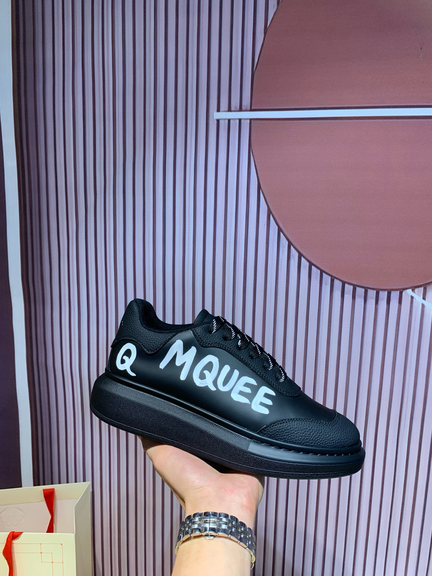 알렉산더 맥퀸 남녀공용 신발 운동화 스니커즈