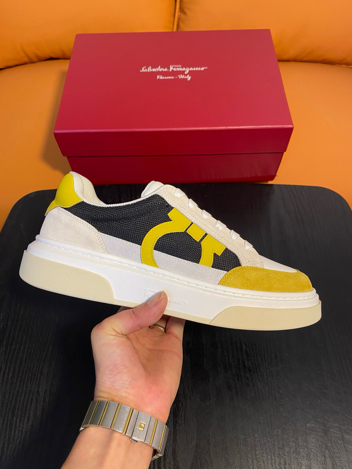 살바토레 페라가모 남자 신발 운동화 스니커즈