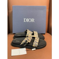 디올 남자 슬리퍼