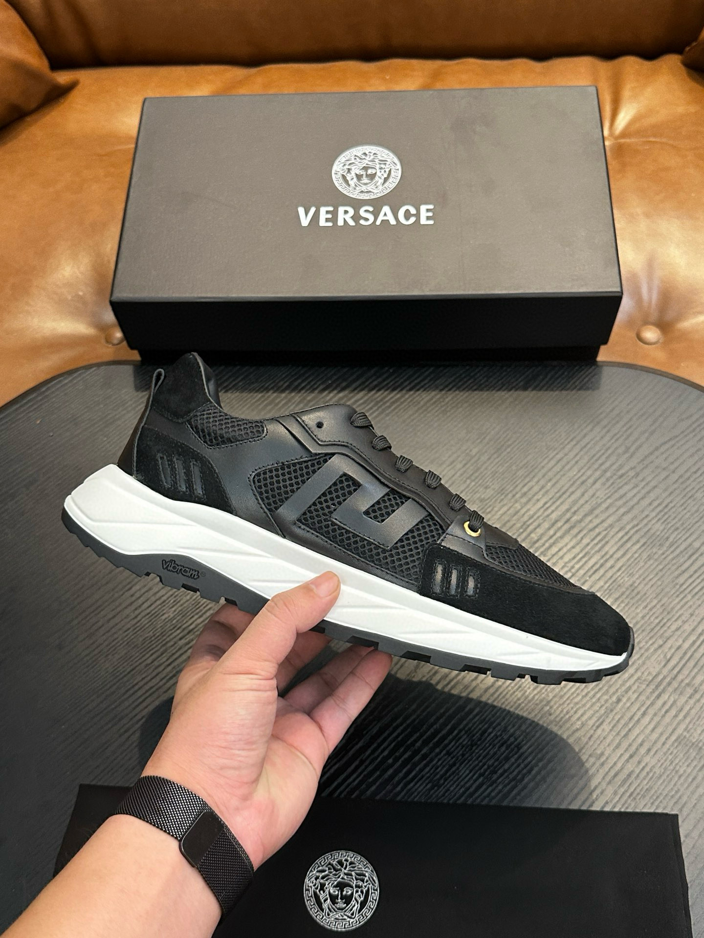 베르사체 남자 신발 운동화 스니커즈