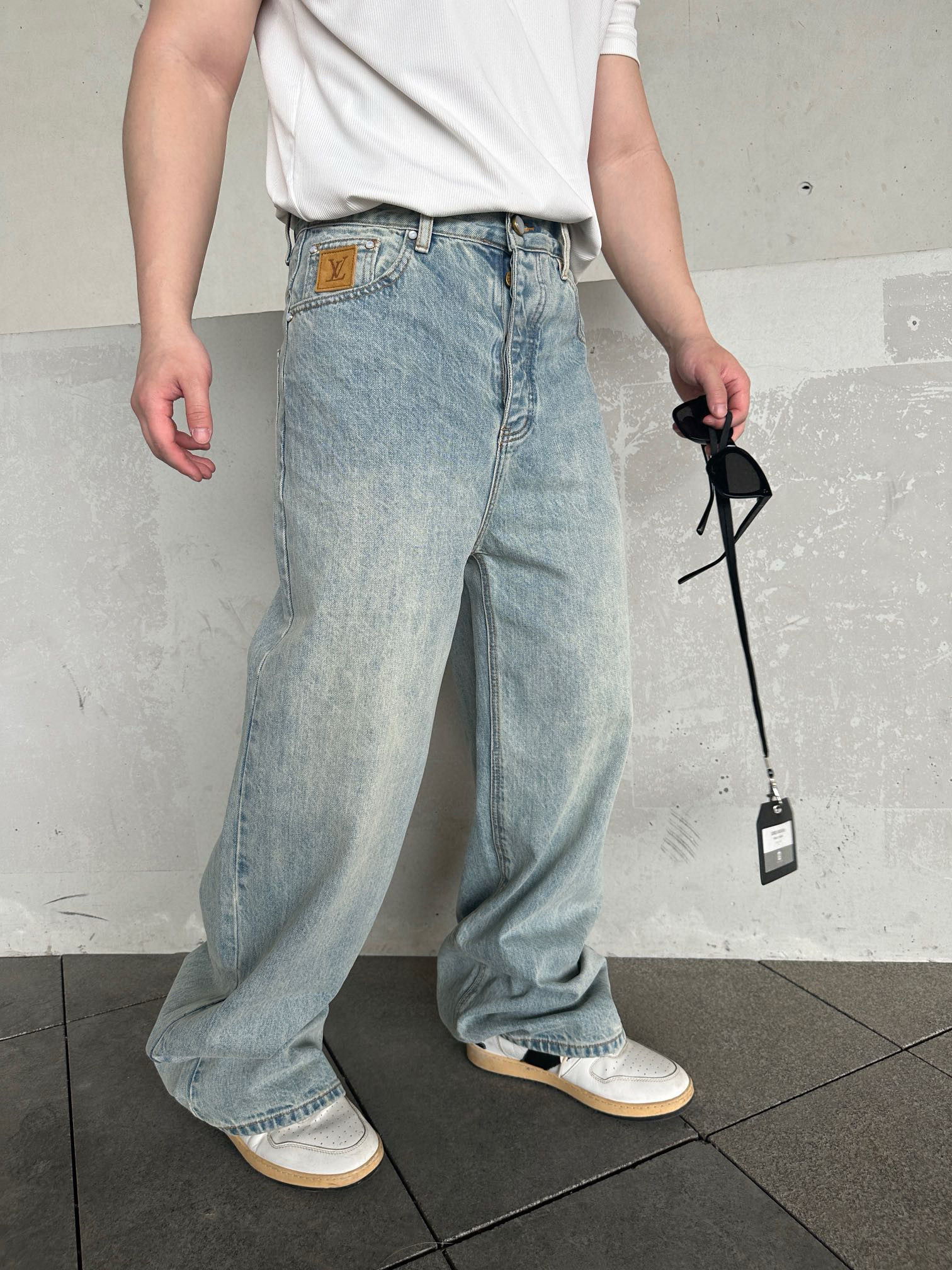 루이비통 남자 청바지