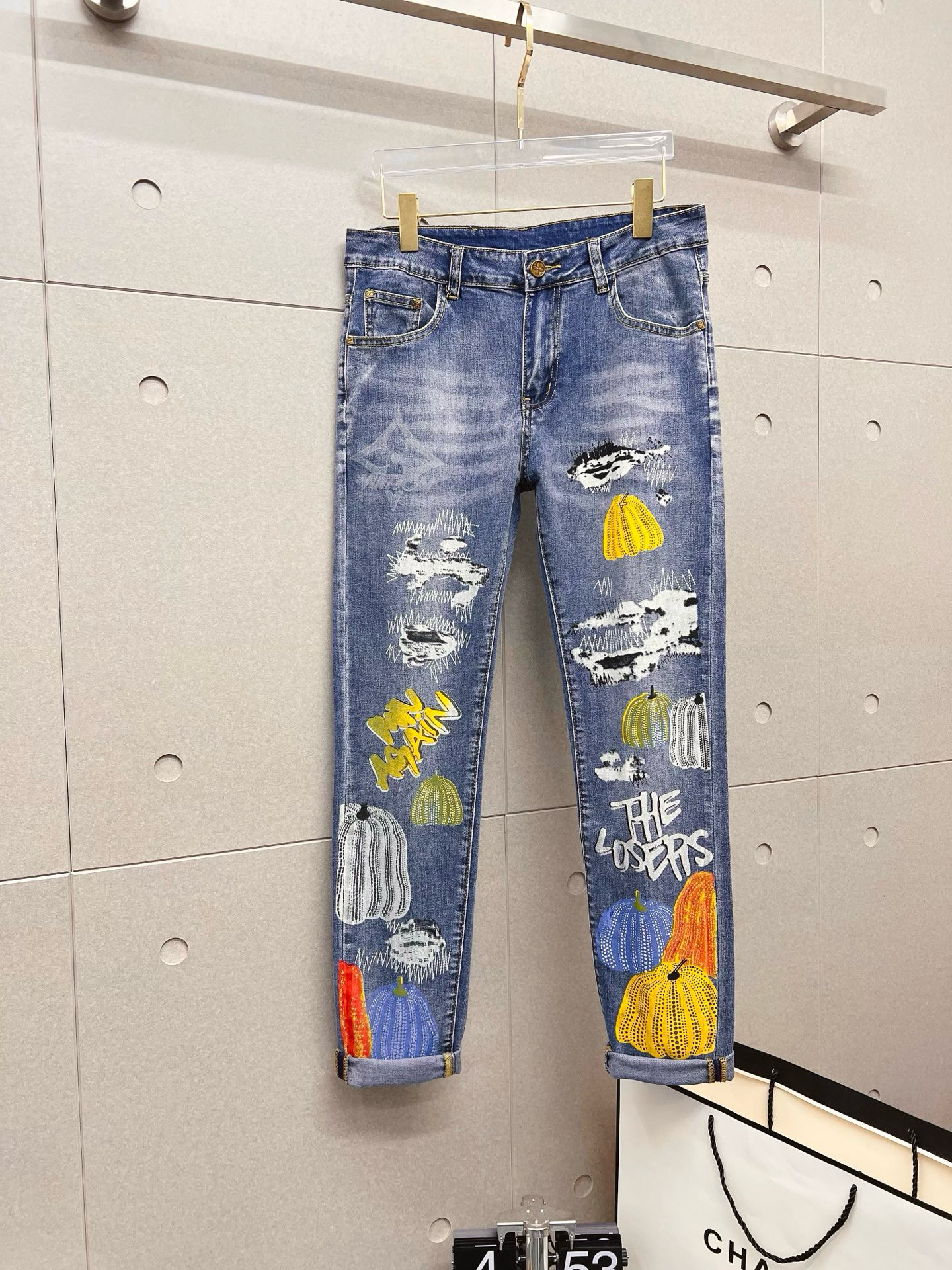 루이비통 남자 청바지