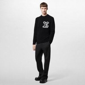 루이비통 2컬러 남자 니트