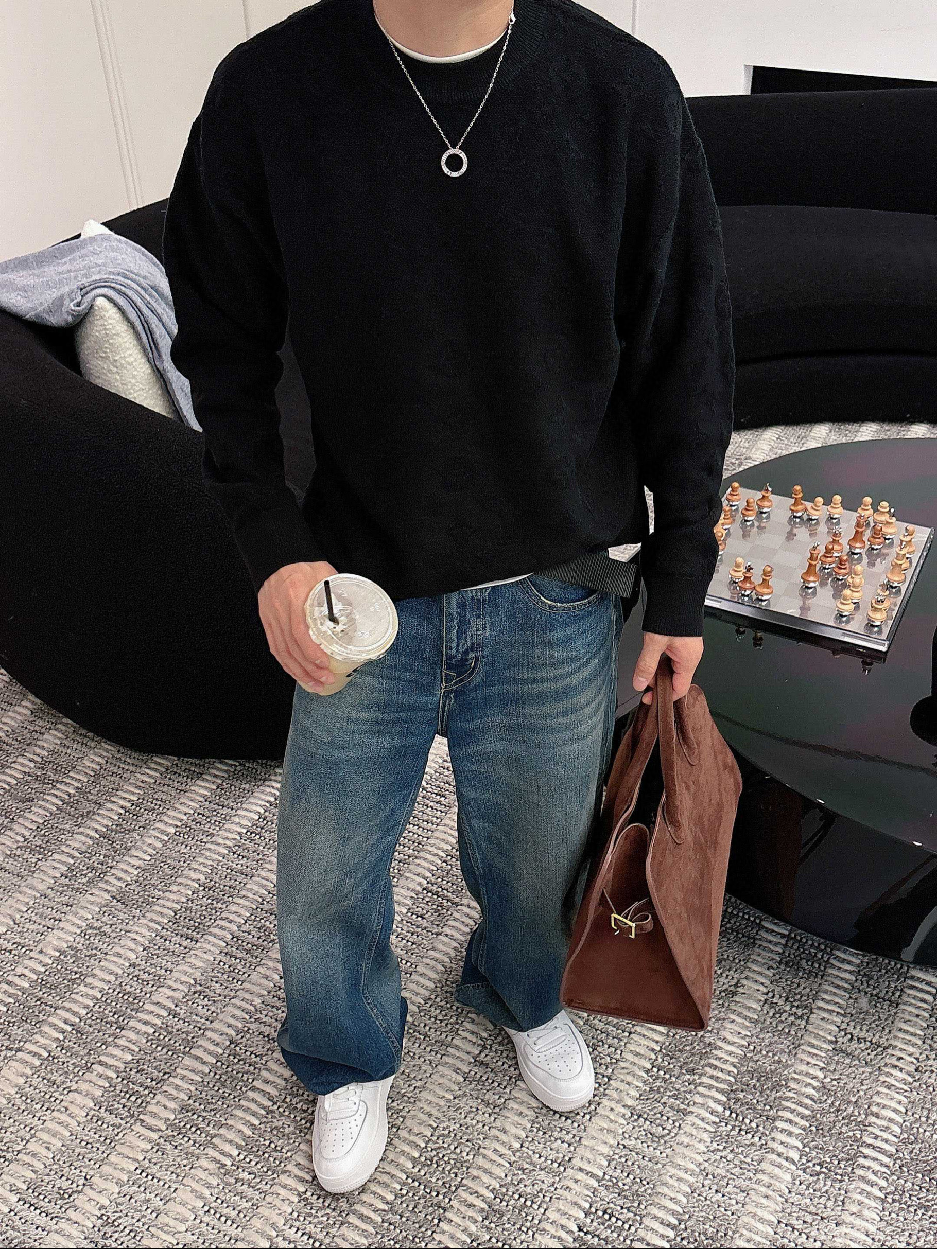 루이비통 남자 니트