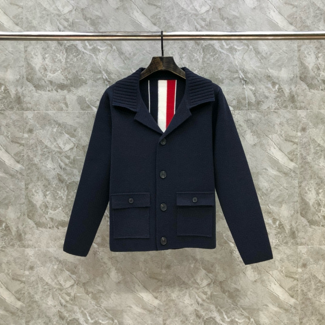 톰브라운 양모 남녀공용 자켓