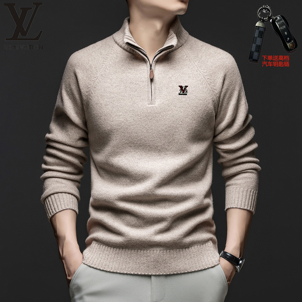 루이비통 2컬러 남자 니트