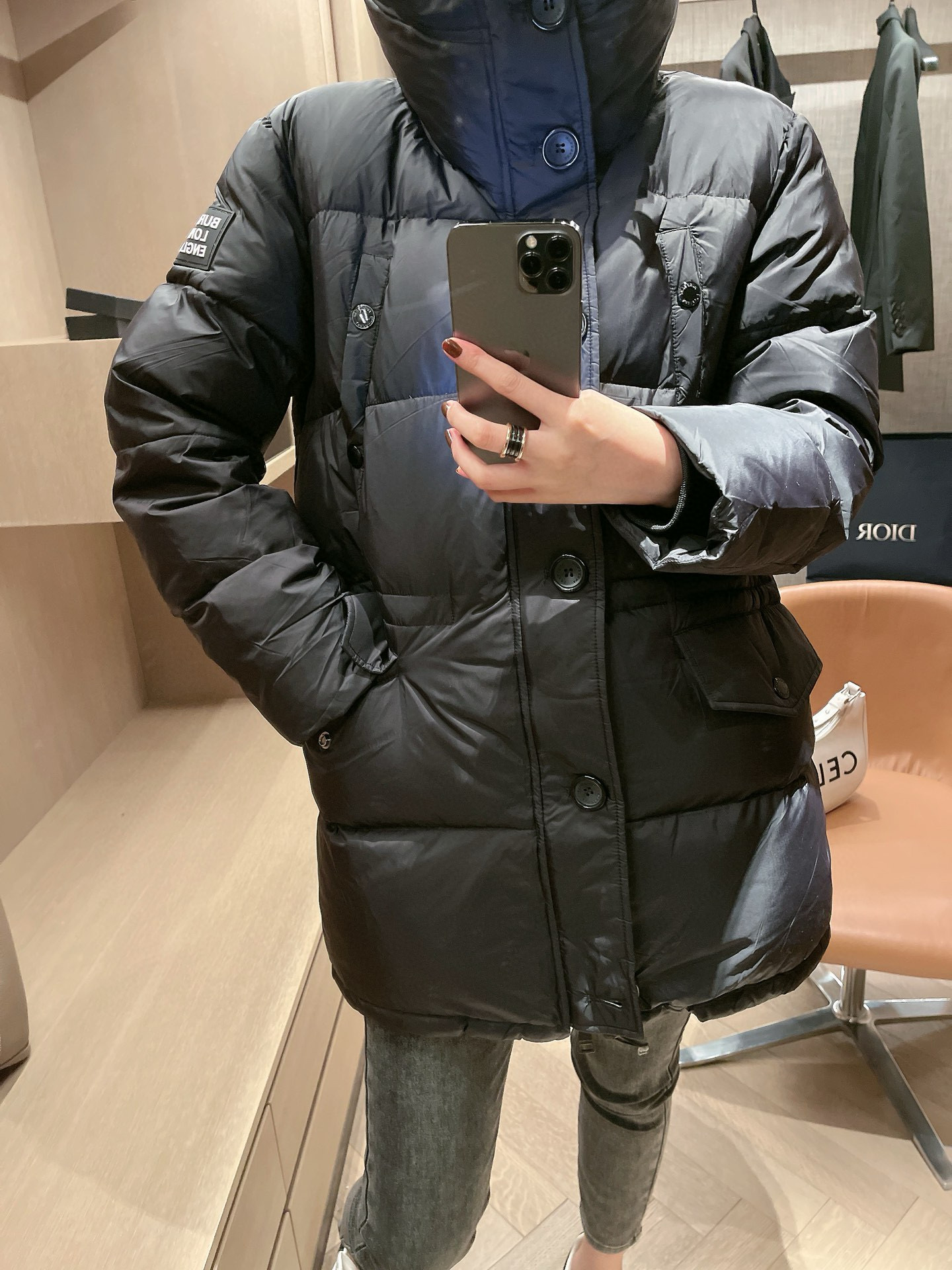 버버리 남녀공용 패딩