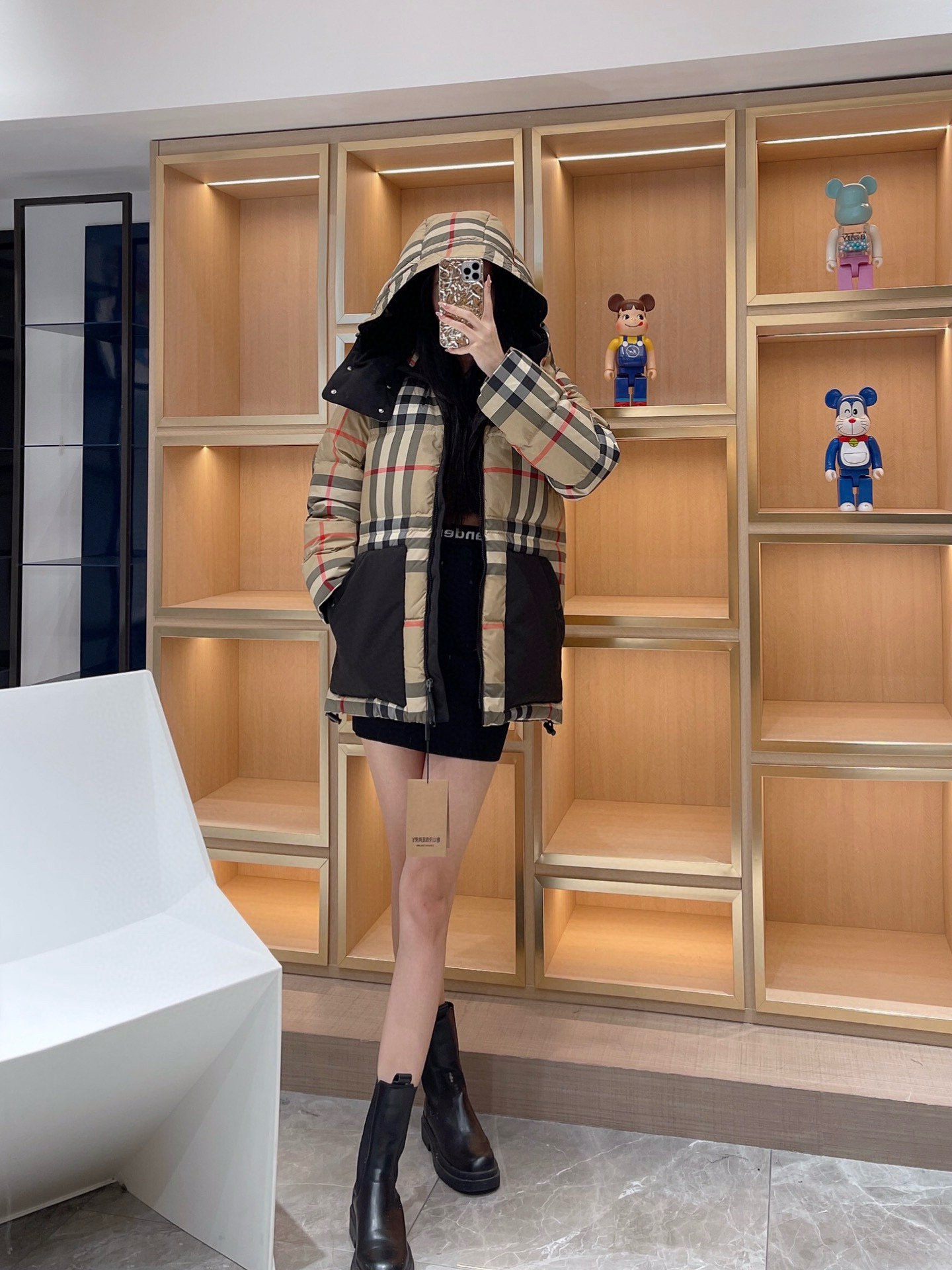 버버리 남녀공용 패딩