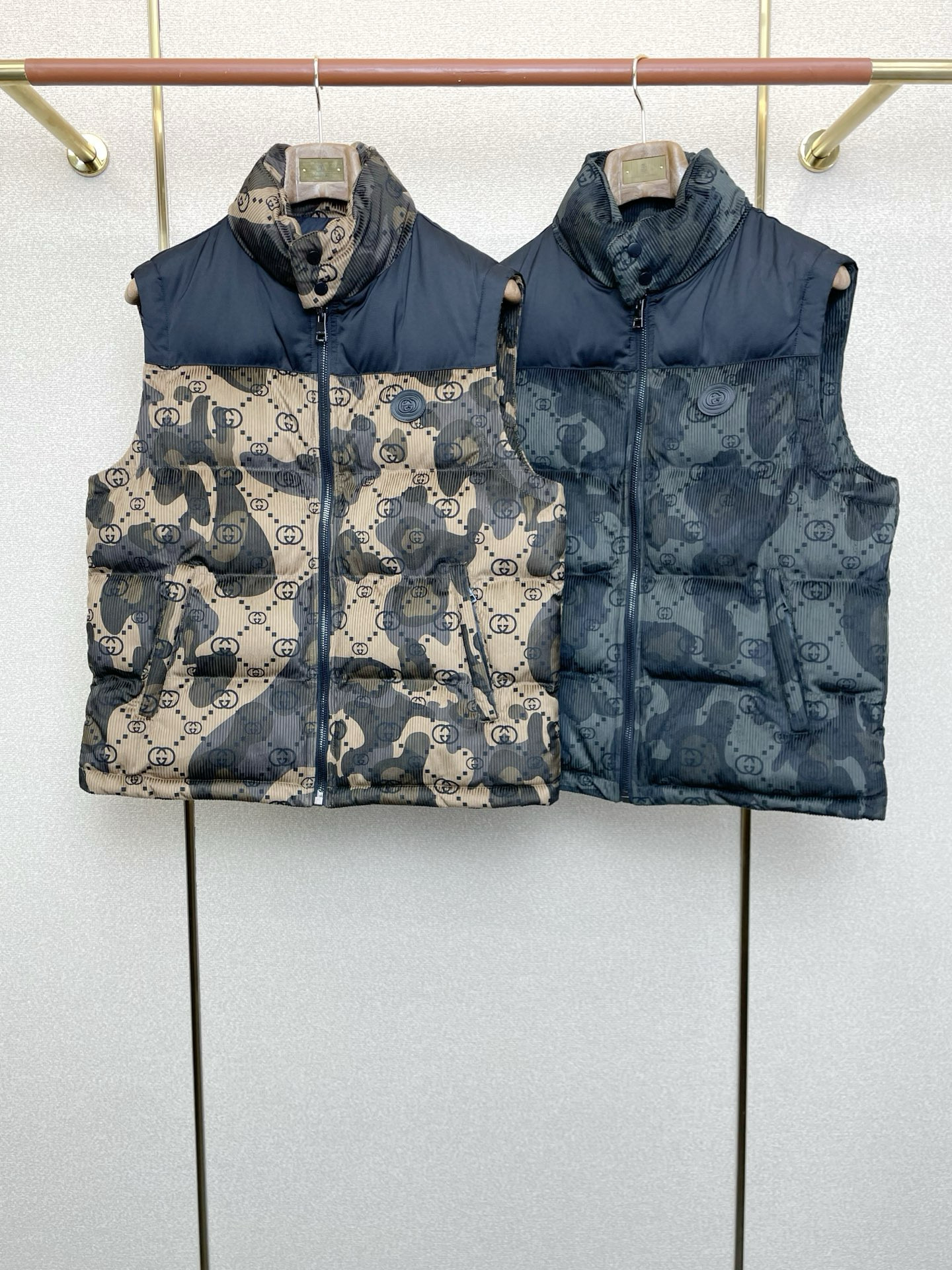 구찌 2컬러 남자 조끼