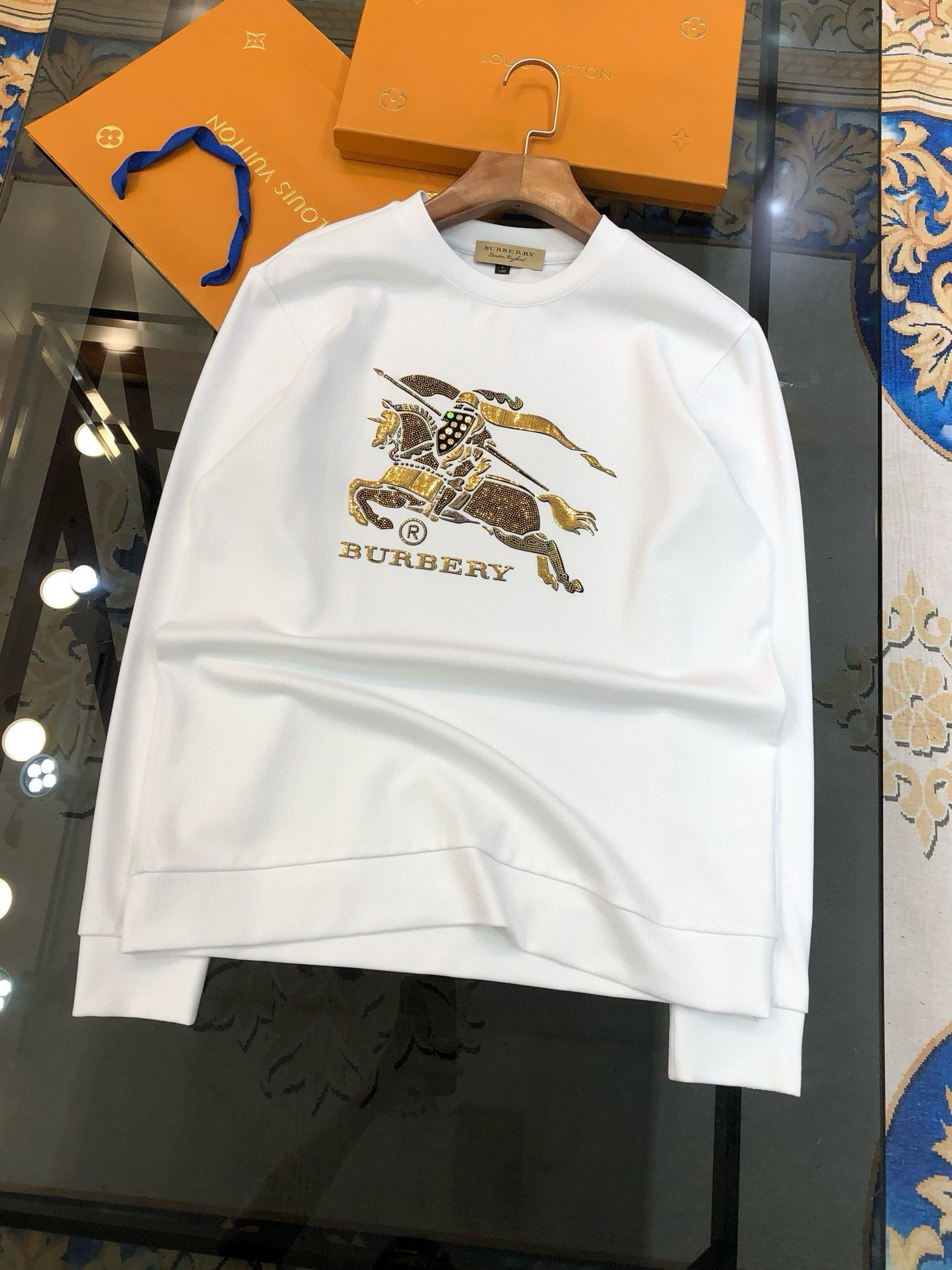 버버리 2컬러 남자 맨투맨 후드티