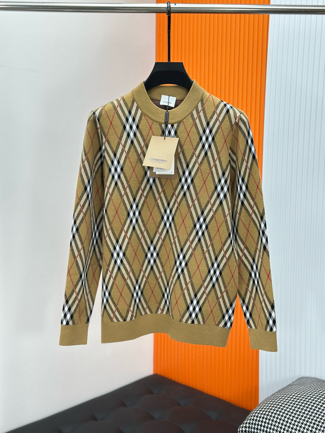 버버리 남자 니트