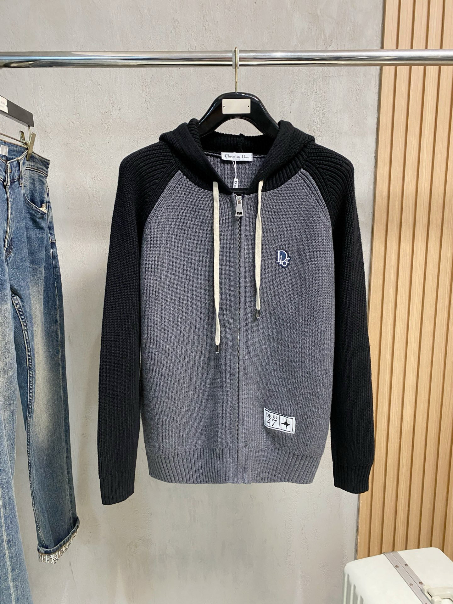 디올 남자 가디건