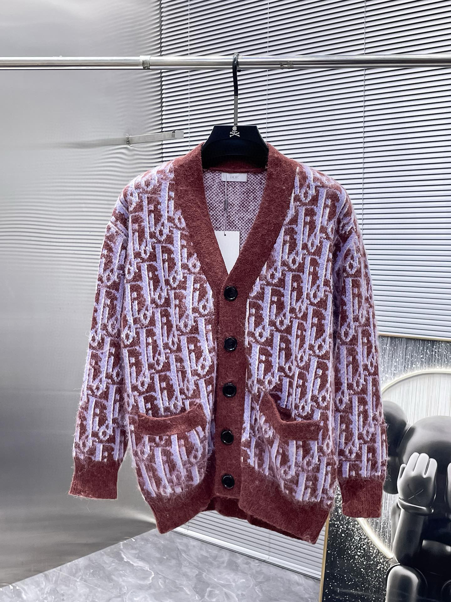 디올 남자 가디건