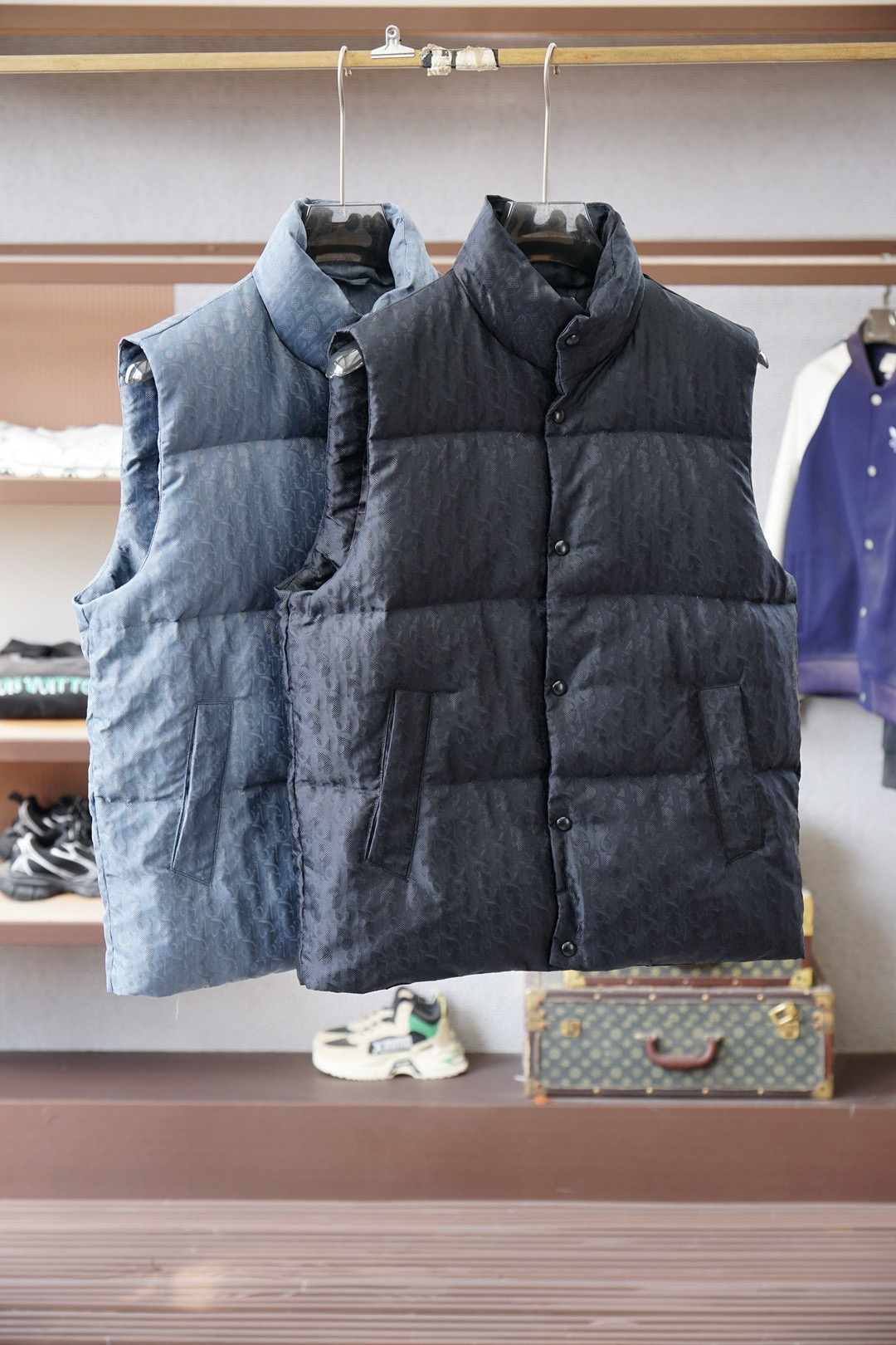 디올 2컬러 남자 조끼