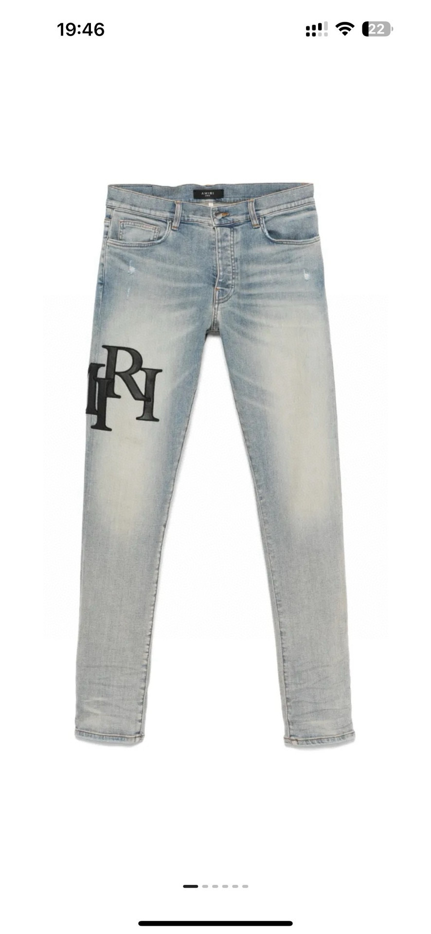 아미 아미리 남녀공용 청바지