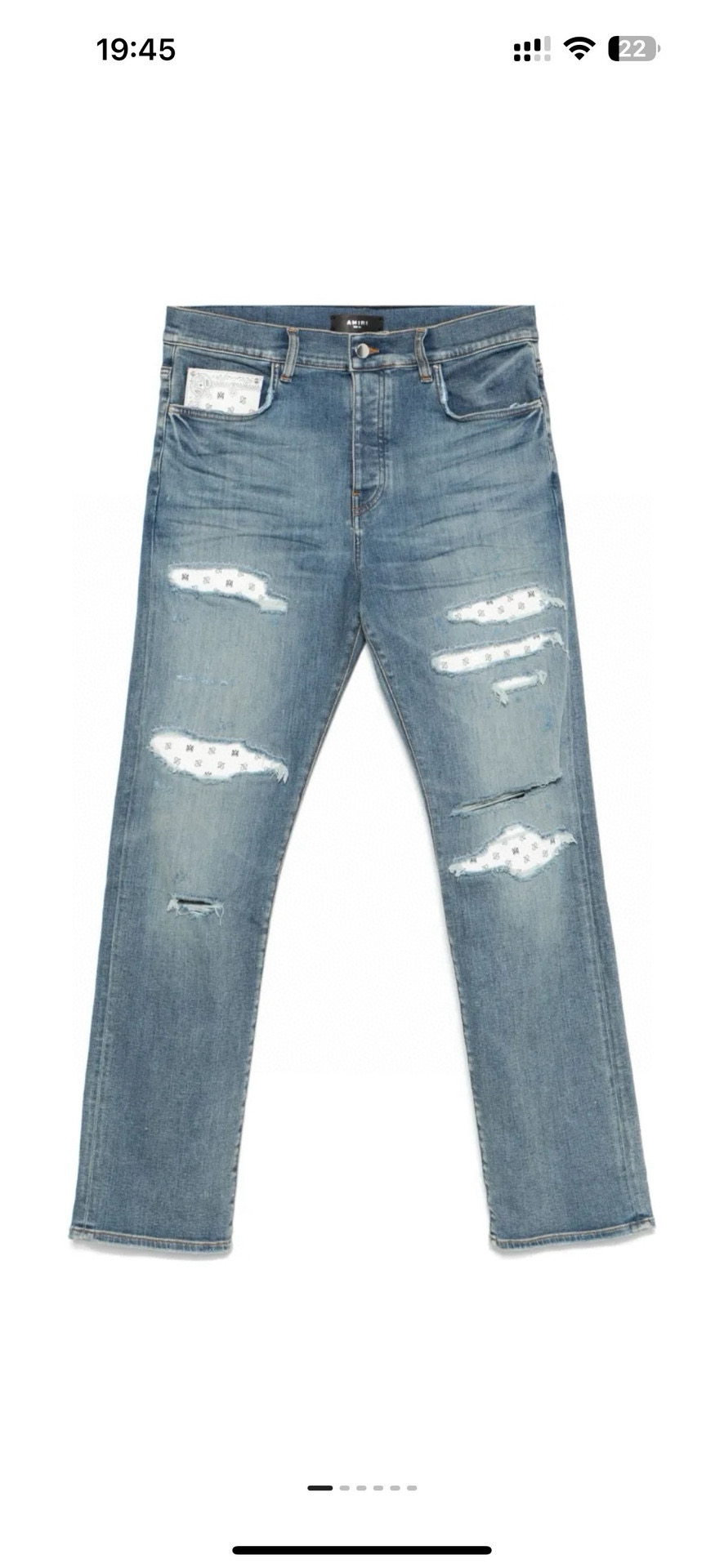 아미 아미리 남녀공용 청바지