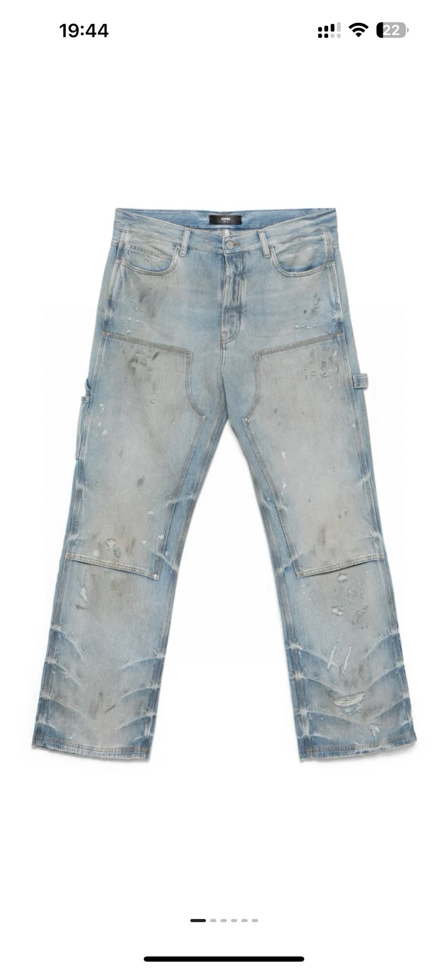 아미 아미리 남녀공용 청바지