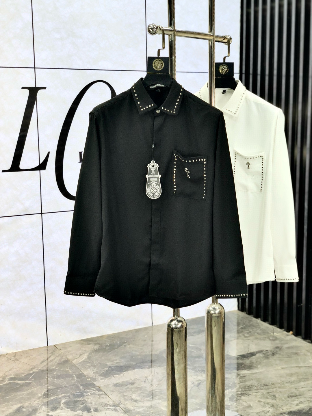 크롬하츠 2컬러 남자 셔츠